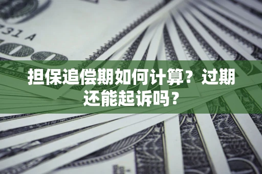 济南担保追偿期如何计算？过期还能起诉吗？
